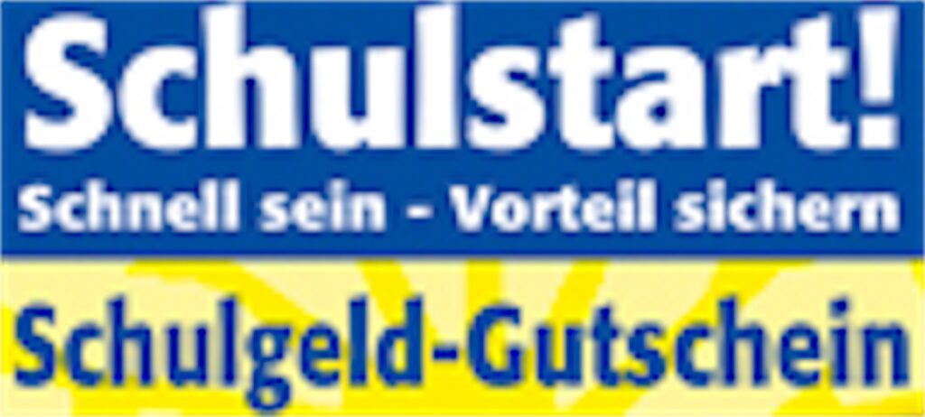 Schulstart Schulgeld-Gutschein